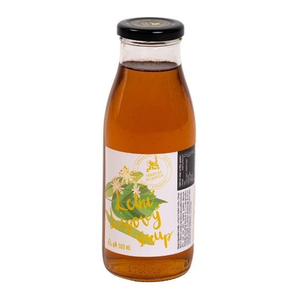 Letní lipový sirup 500 ml Hradecké Delikatesy